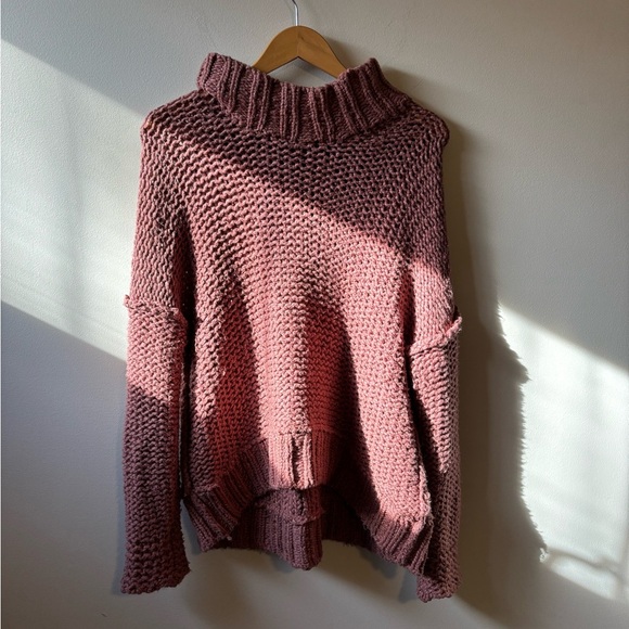 Free People “My Only Sunshine” Mock Neck Sweater - Picture 1 of 8